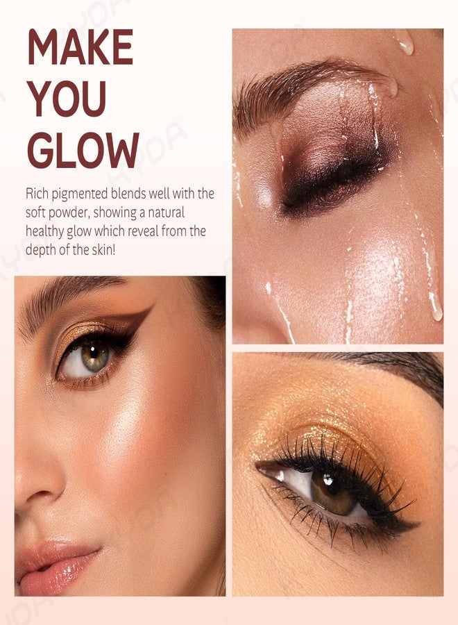 KYDA 18 Colors All In One Makeup Palette, Include Highlighter Bronzer Blush and Eyeshadow, Face Cosmetics Gifts for Women, Contour Palettes Beauty for Festivals, Travel Mini Makeup, Set A - Image 5